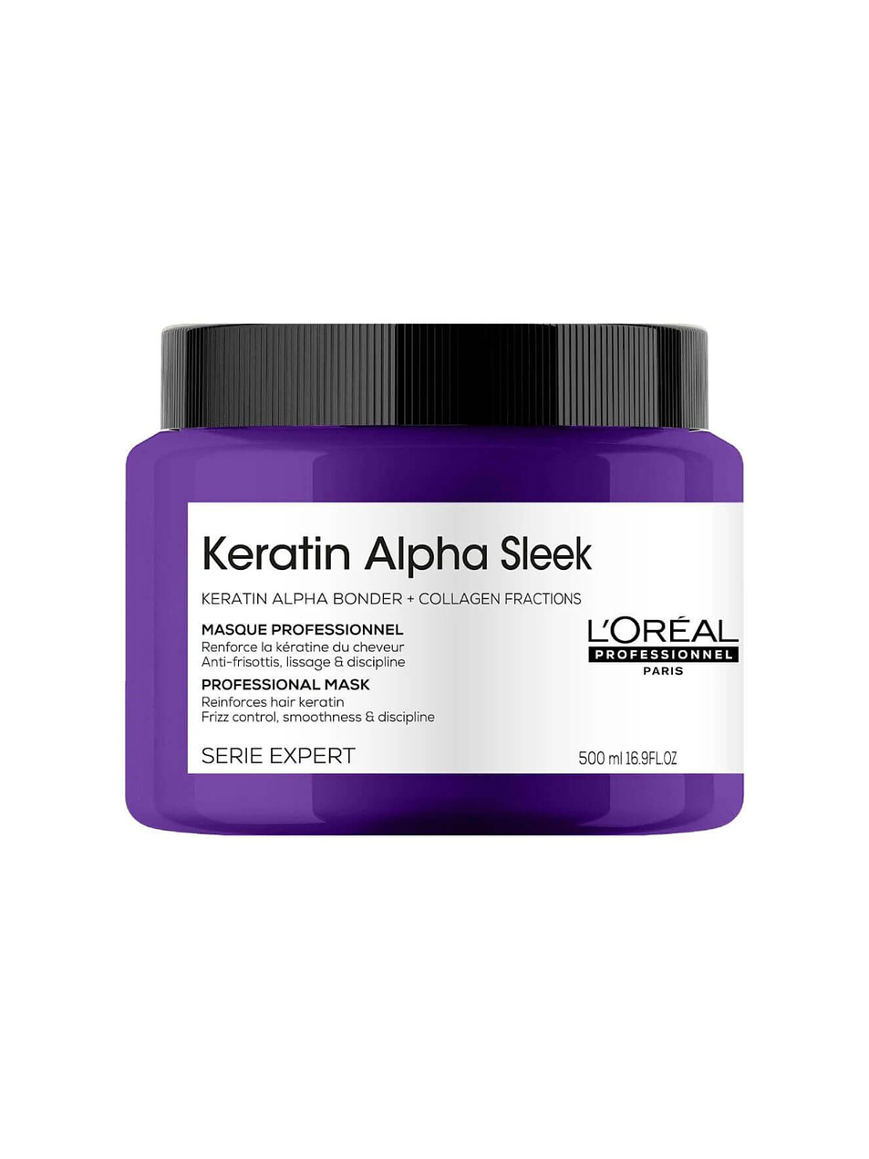 L'Oréal Keratin Alpha Sleek Máscara 500ml 1