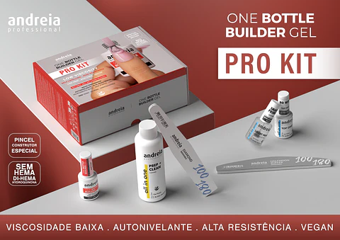 Andreia - PRO Kit One Bottle Builder Gel