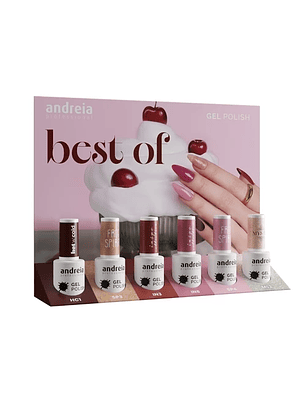 Andreia Professional - Coleção BEST OF 2026 - 6 cores verniz gel