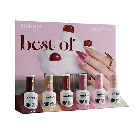 Andreia Professional - Coleção BEST OF 2026 - 6 cores verniz gel
