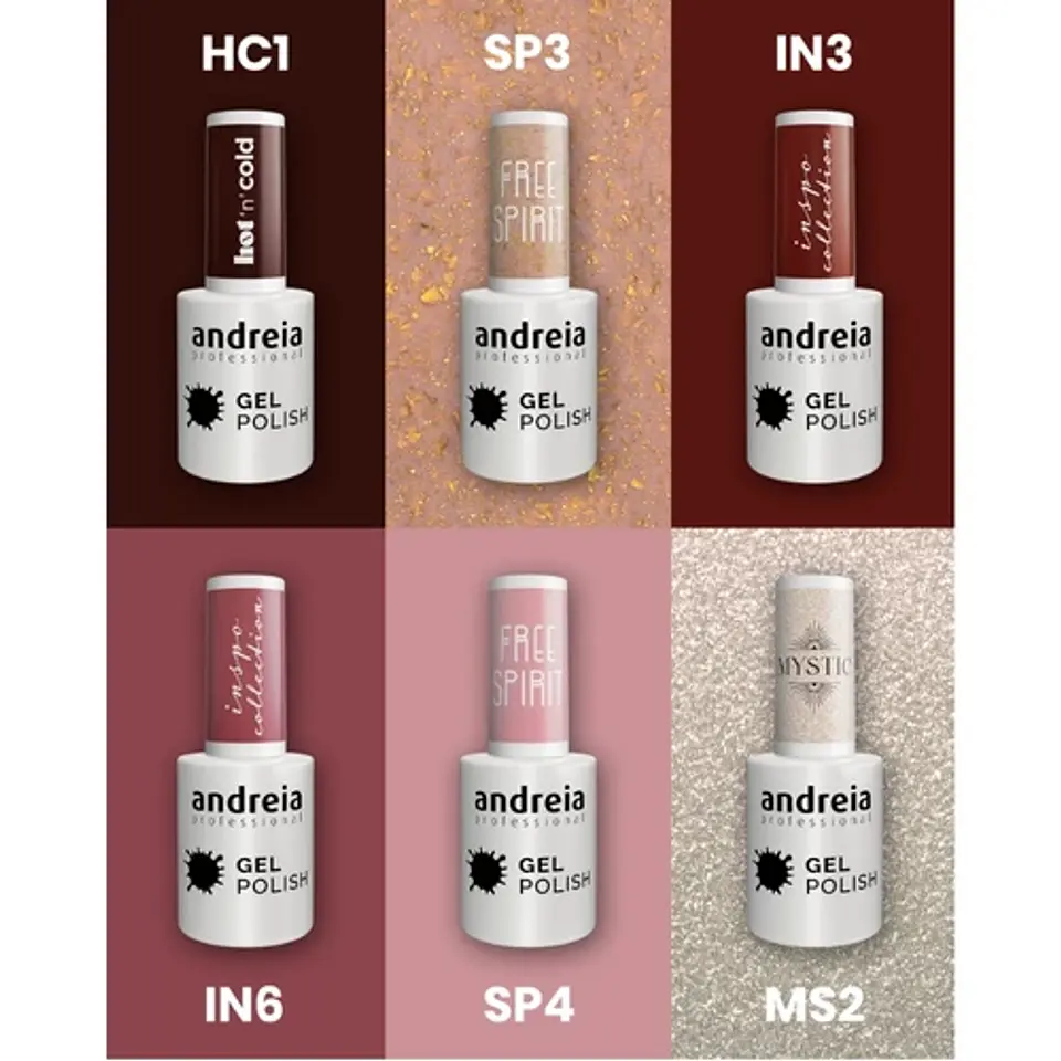 Andreia Professional - Coleção BEST OF 2026 - 6 cores verniz gel 3