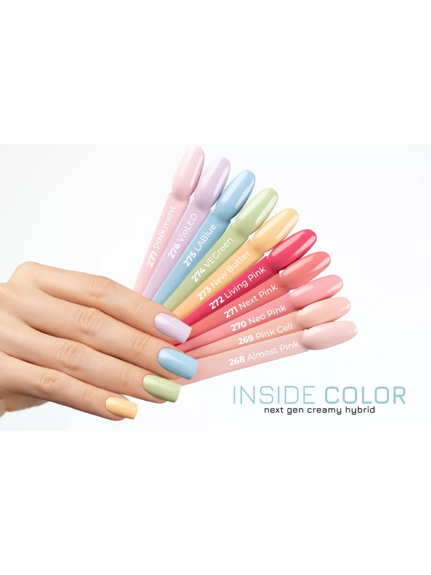 Victoria Vynn - Set PURE VEGAN PASTEL - 5 cores Verniz Gel + 1 Top It 8ml OFERTA 2