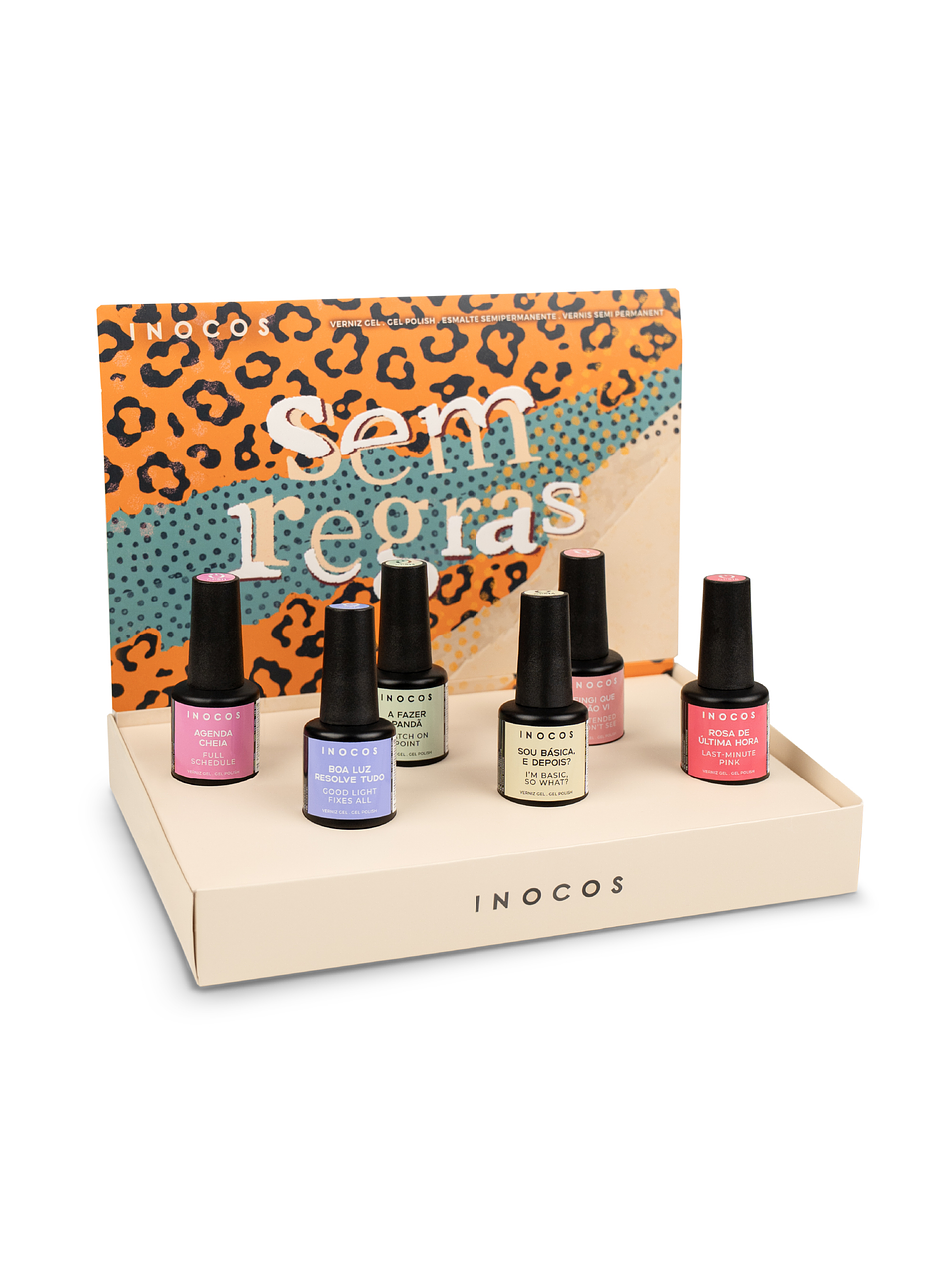 INOCOS - Coleção Sem Regras - 6 cores verniz gel 3