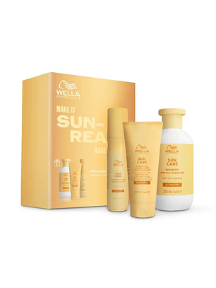 Kit Solar Wella Invigo Shampoo + Condicionador Express + Leave-in 