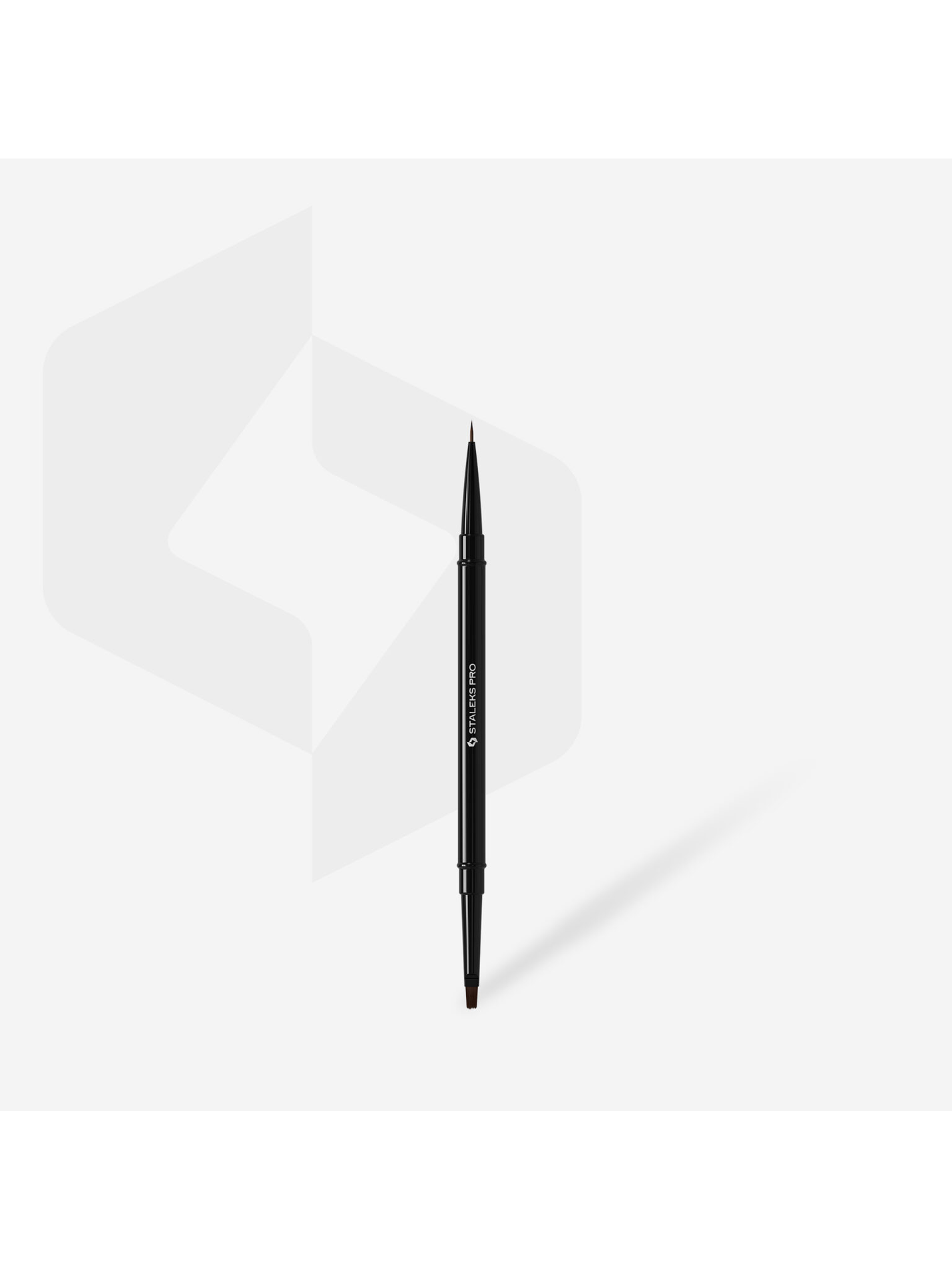 STALEKS - Pincel de ponta dupla EXPERT para gel e delineador NBE-01/04 2