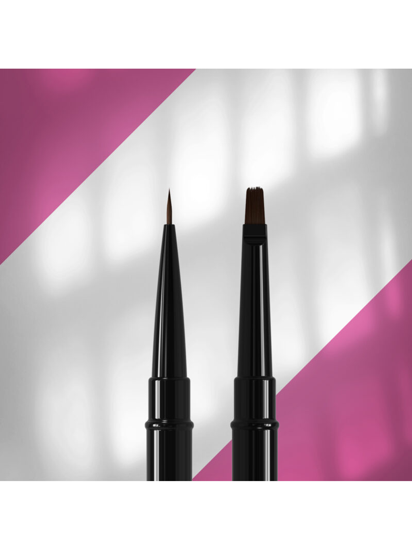 STALEKS - Pincel de ponta dupla EXPERT para gel e delineador NBE-01/04 1