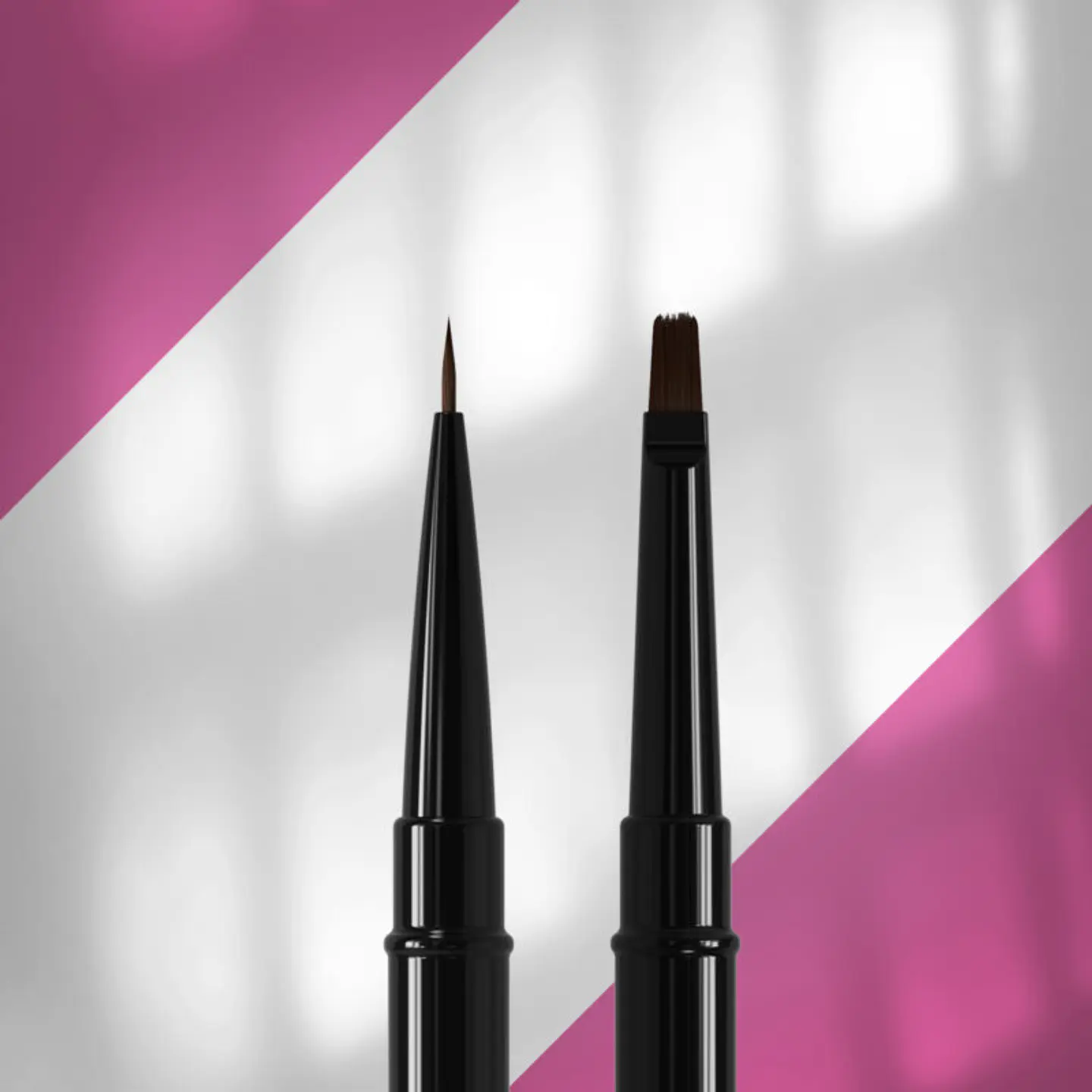 STALEKS - Pincel de ponta dupla EXPERT para gel e delineador NBE-01/04 1