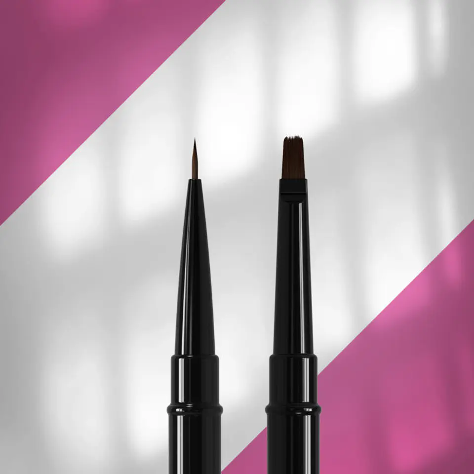 STALEKS - Pincel de ponta dupla EXPERT para gel e delineador NBE-01/04 1
