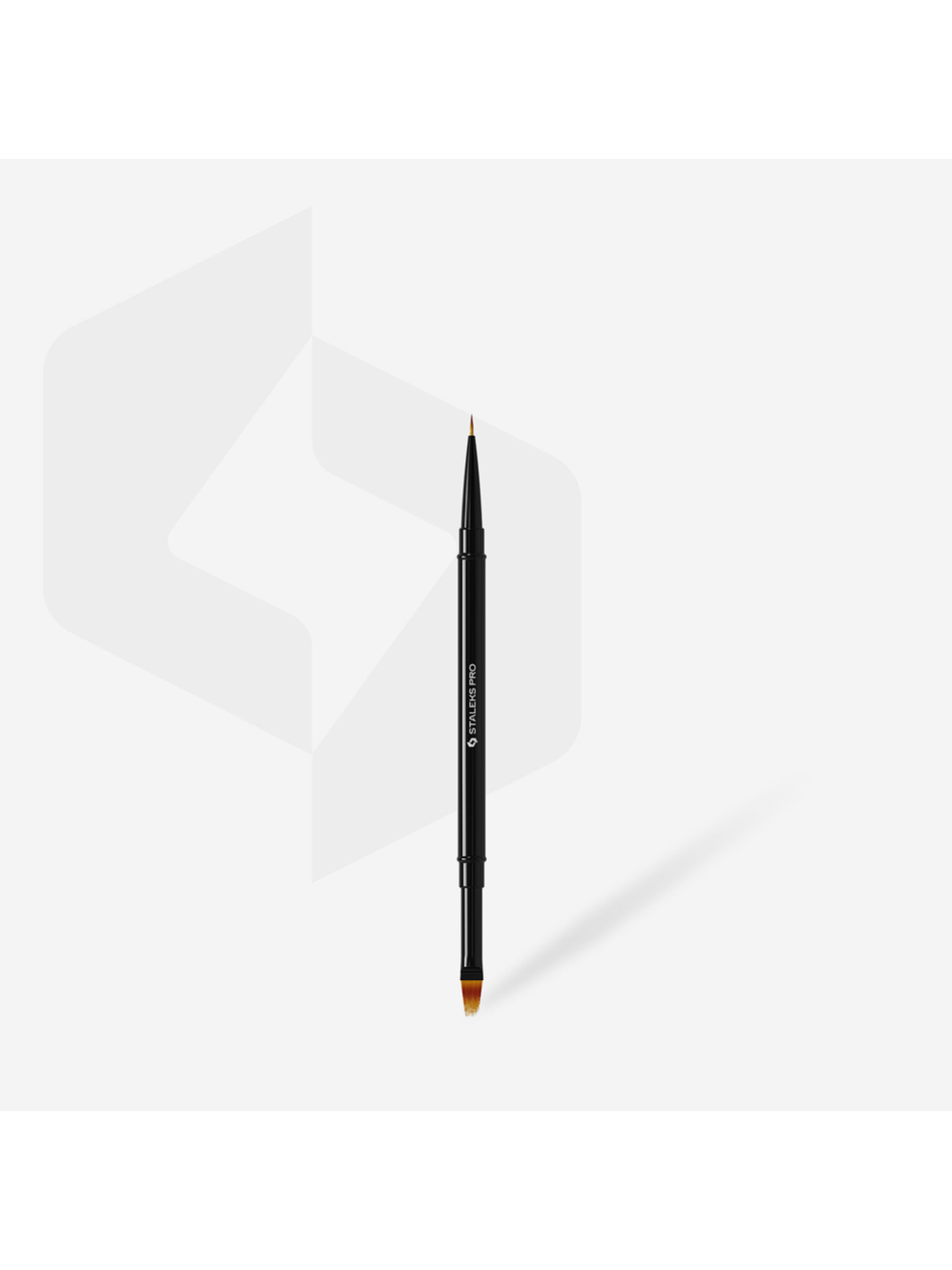 STALEKS - Pincel de ponta dupla EXPERT para gel 7mm e degradê 11mm NBE-01/07 2