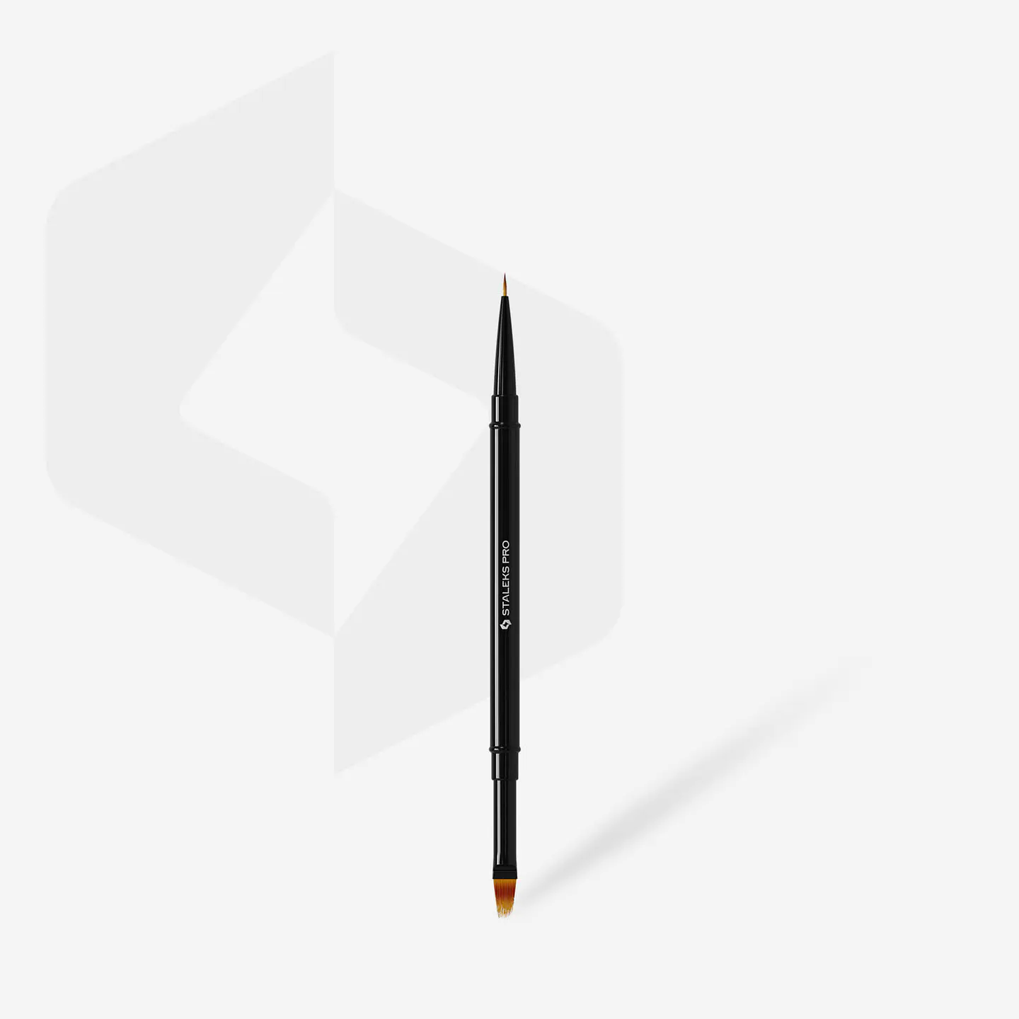 STALEKS - Pincel de ponta dupla EXPERT para gel 7mm e degradê 11mm NBE-01/07 2