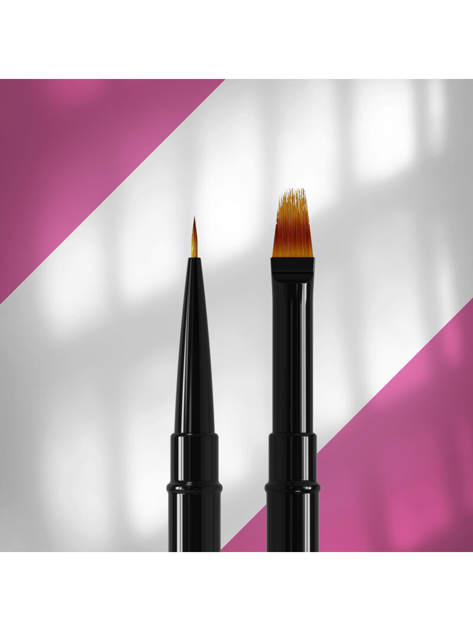 STALEKS - Pincel de ponta dupla EXPERT para gel 7mm e degradê 11mm NBE-01/07 1