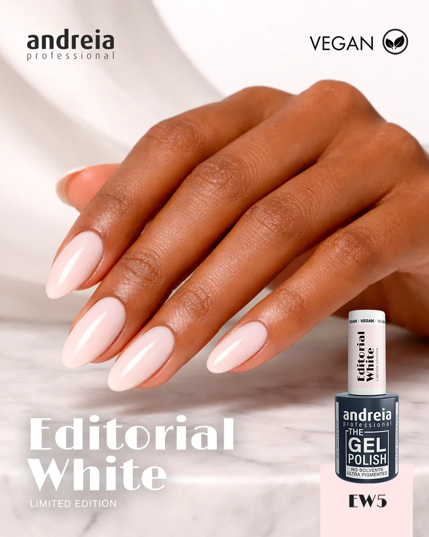 Andreia - Editorial White Collection: 6 cores Verniz Gel 3