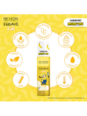 Revlon - Equave Kids Minions Condicionador Leave-in Desembaraçante 200ml