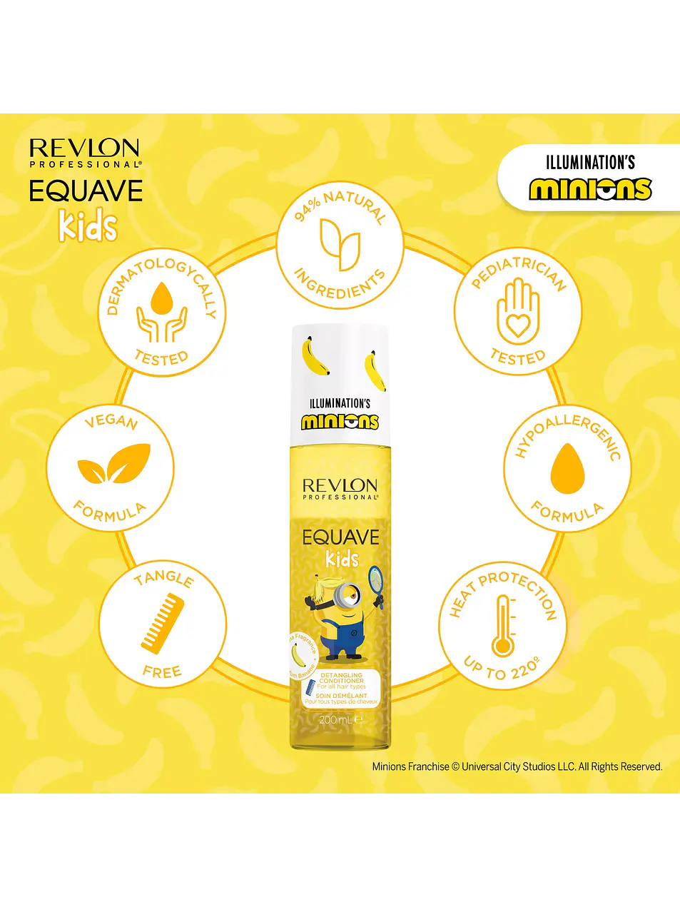 Revlon - Equave Kids Minions Condicionador Leave-in Desembaraçante 200ml 2