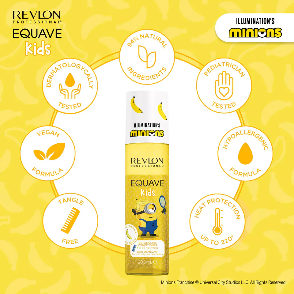 Revlon - Equave Kids Minions Condicionador Leave-in Desembaraçante 200ml 2