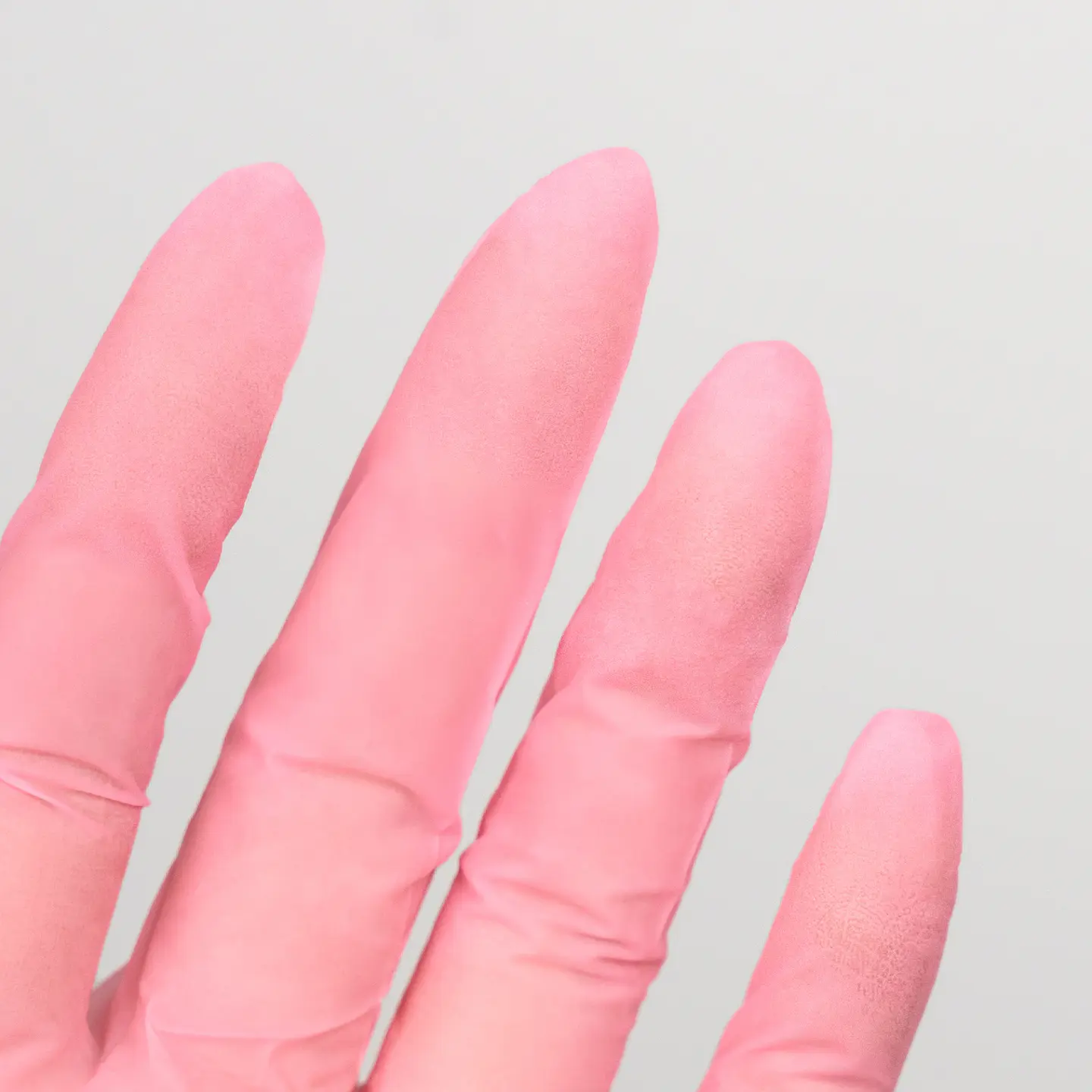 Inocos - Luvas descartáveis Nitrilo sem pó - ROSA 3