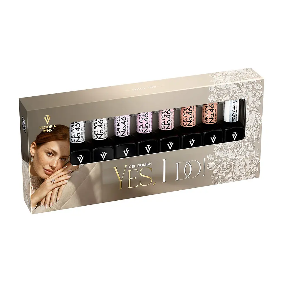 Victoria Vynn - Coleção Yes, I do! 7 cores v.gel + 1 top Cat Eye Silver OFERTA 1