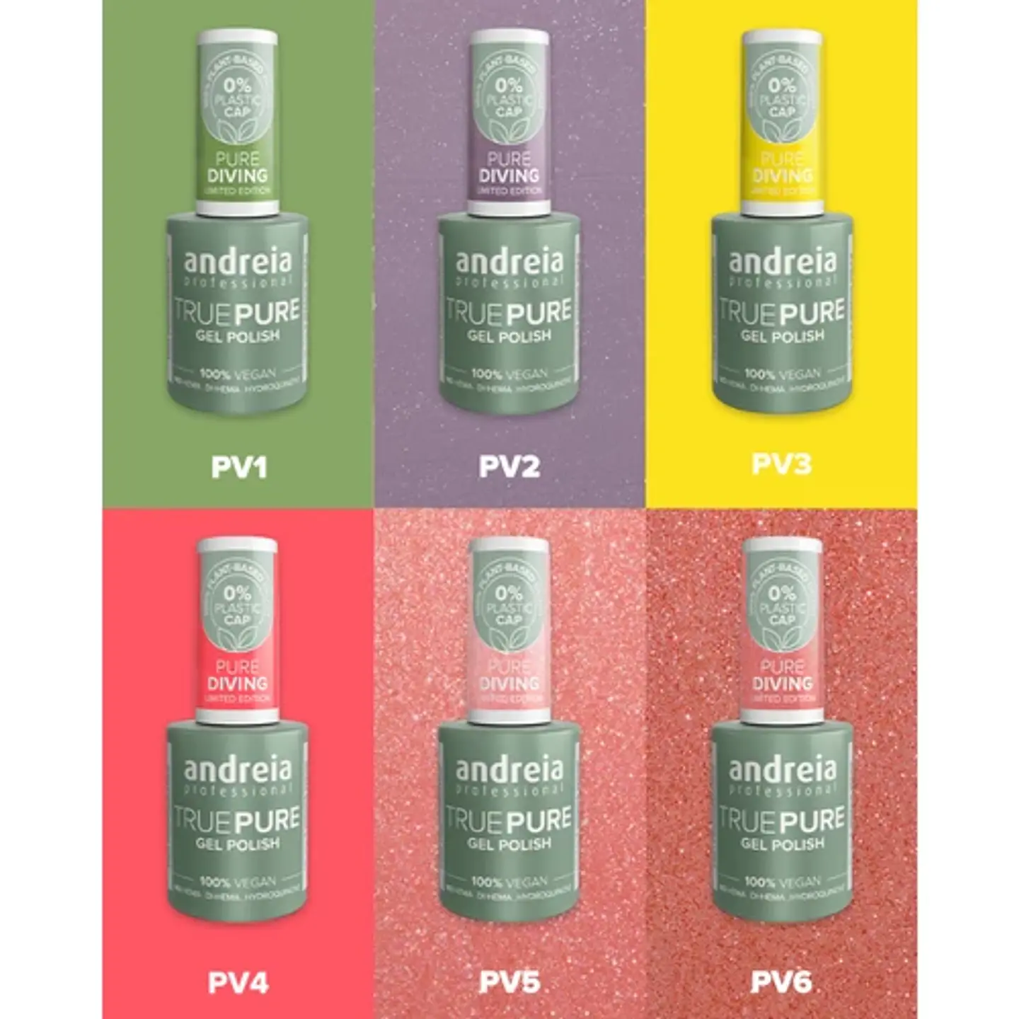 Andreia Professional - Coleção Pure Diving - 6 cores v.gel 2