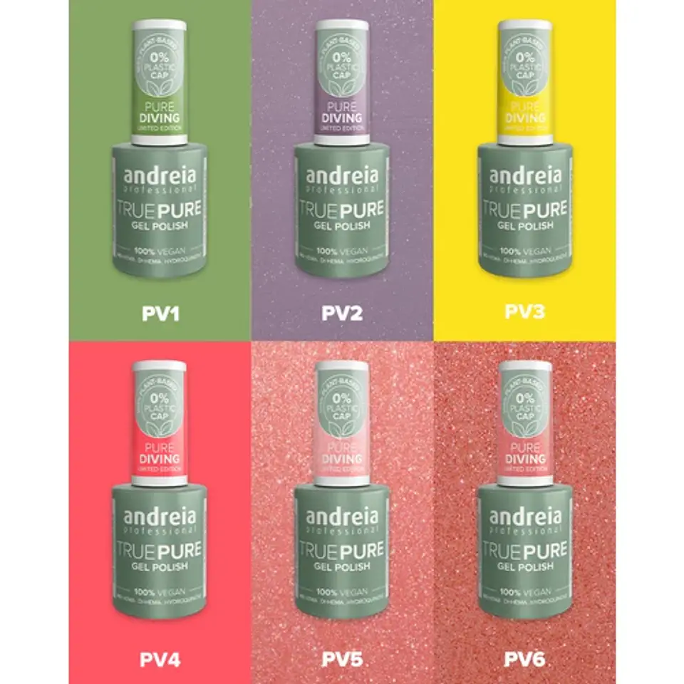 Andreia Professional - Coleção Pure Diving - 6 cores v.gel 2