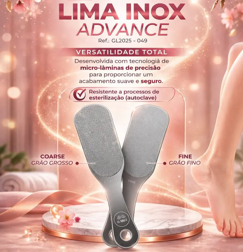 Lixa para pés Inox Advance 1