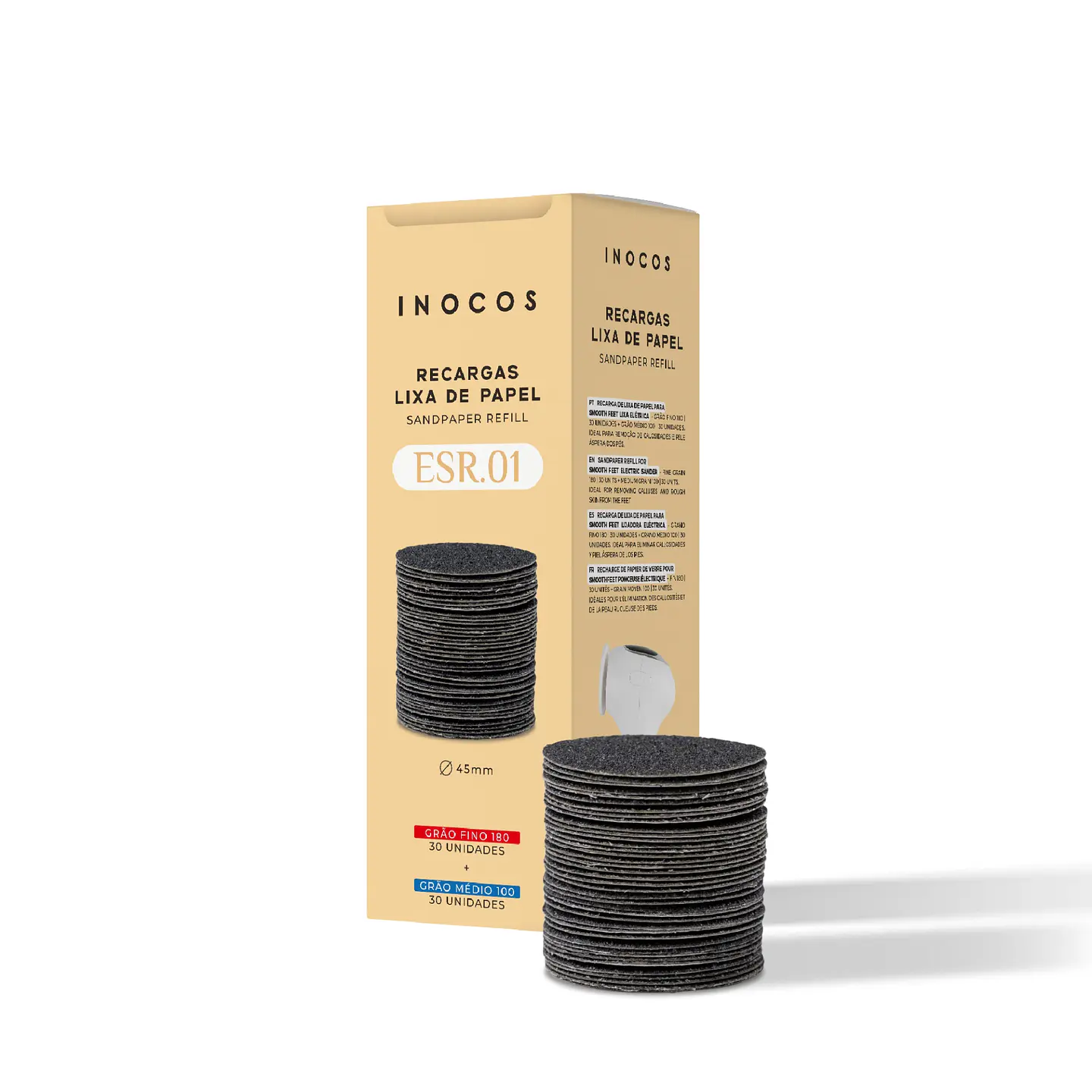 INOCOS Recargas para lixa de pés elétrica 1