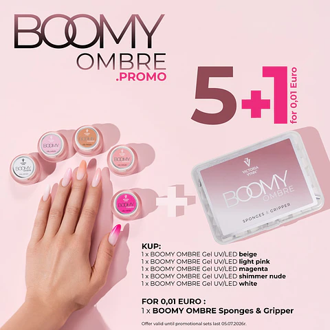Victoria Vynn - 5 Cores Boomy + Boomy Sponges & Pinça