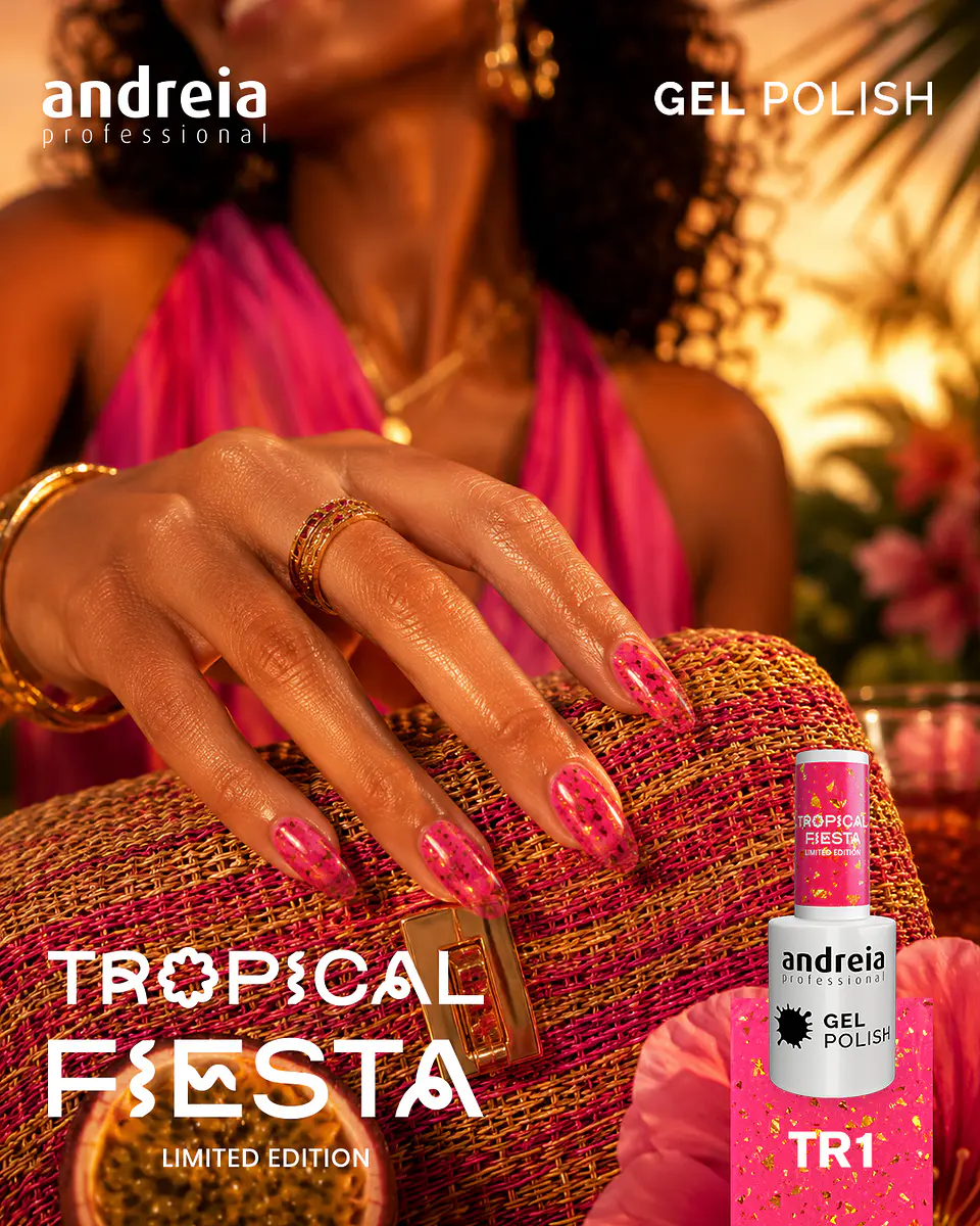 Andreia - Coleção Tropical Fiesta - 6 cores verniz gel 8