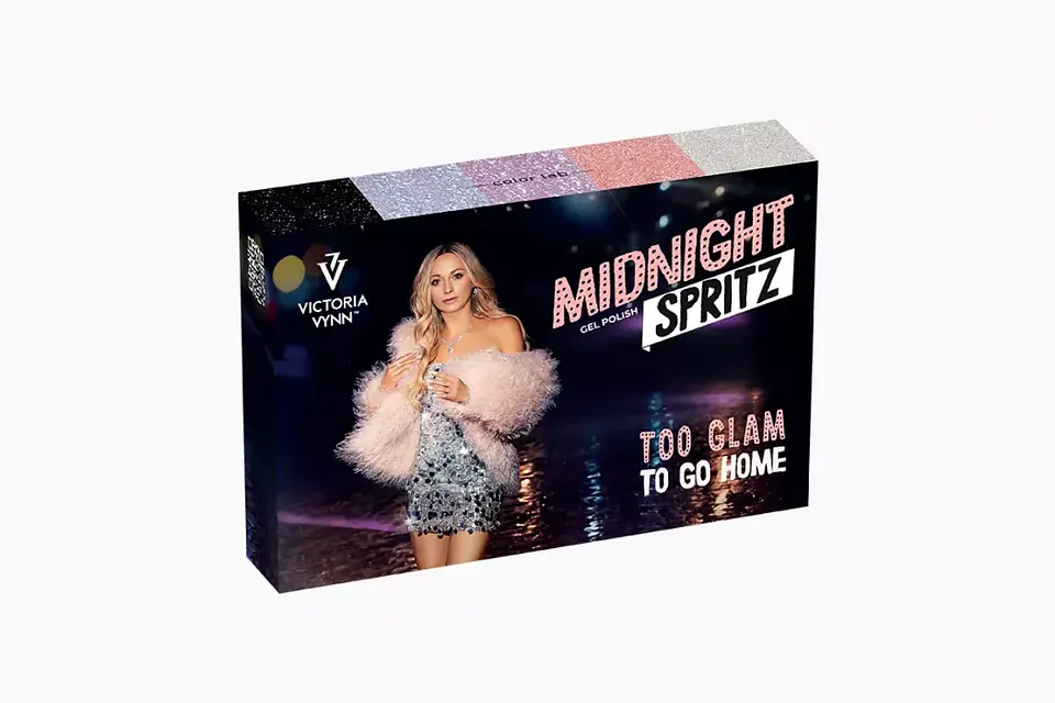 Victoria Vynn - Coleção MIDNIGHT SPRITZ 4 Cores + 1 Top Starlite No Wipe 1