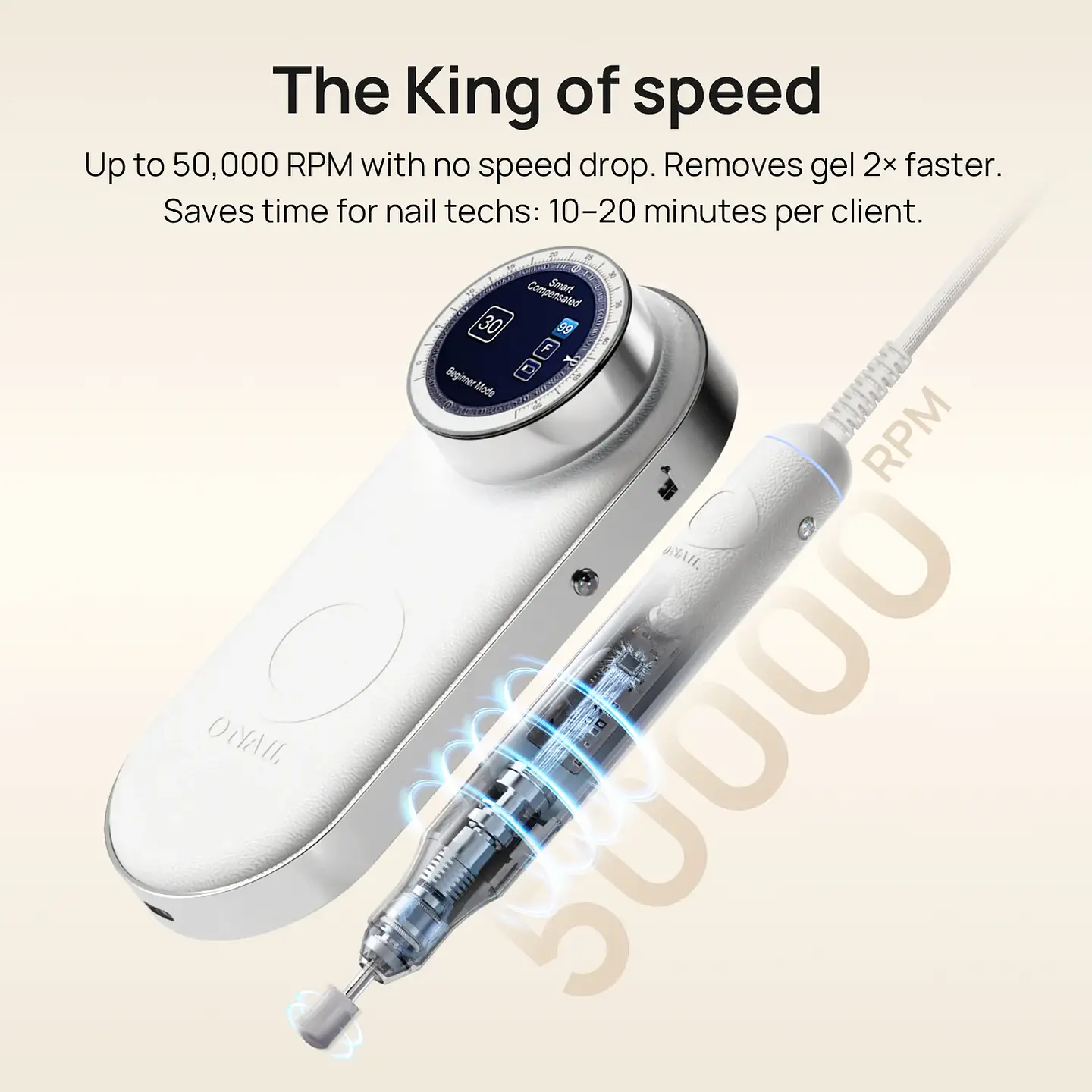 Broca Inteligente com AI ONAIL 50.000RPM 5