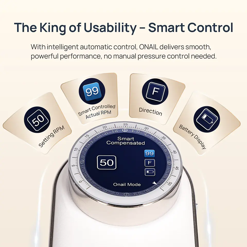 Broca Inteligente com AI ONAIL 50.000RPM 4