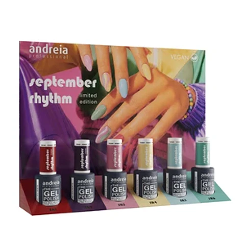 Andreia - Coleção September Rhythm 6 cores v.gel