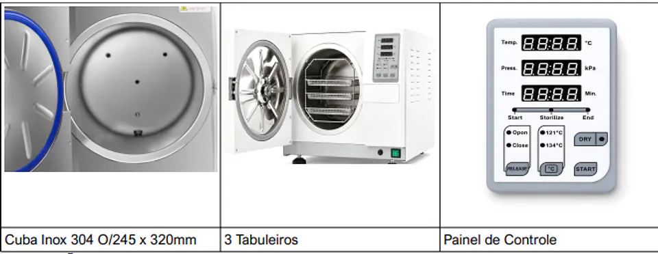 Autoclave Classe N 18L 3