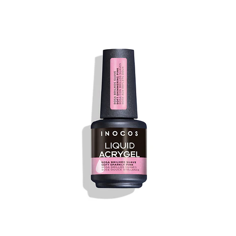 INOCOS Liquid Acrygel Rosa Brilhos Suave 15ml