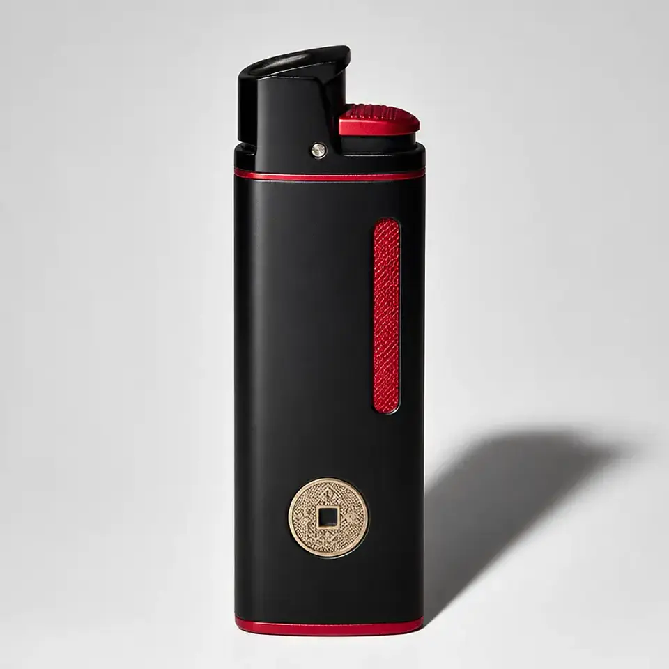Encendedor Clipper Negro Mate 1