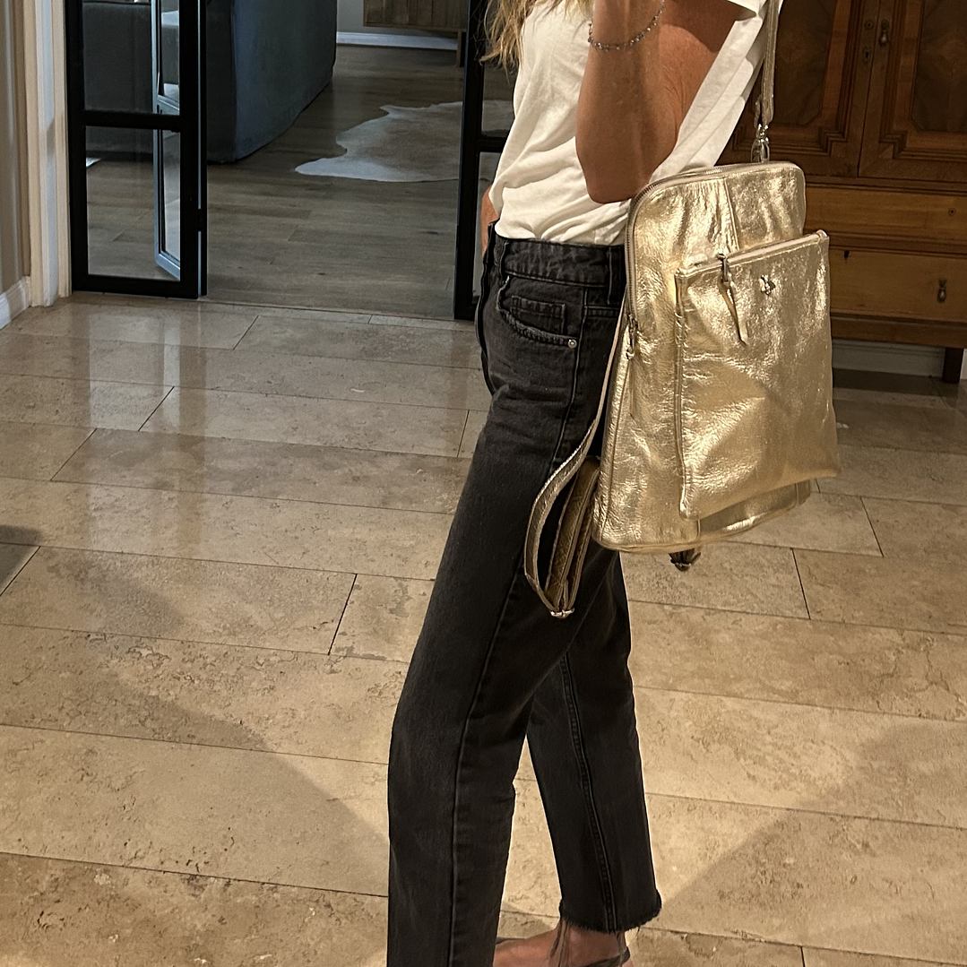 Mochila Mix Lía Dorado 1