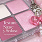 Mini Paleta de Sombras de Ojos de 4 Colores con Llavero de Cereza  - Miniatura 5
