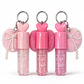Aceite para Labios Lip Oil con Brillo de Perla y Llavero de Peluche Coquette - Miniatura 1