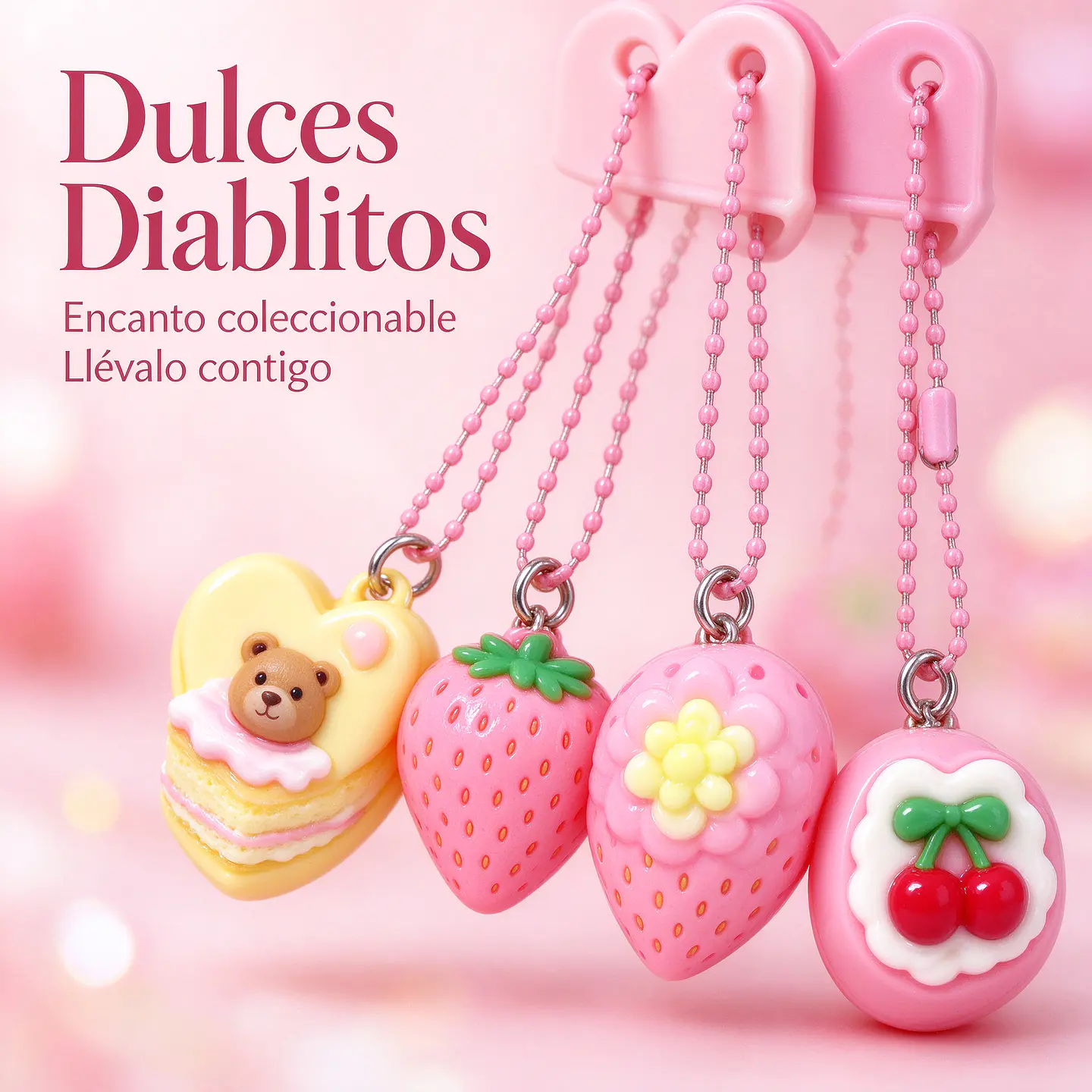 Brillo Labial Humectante Lucky Model con Dije Colgante 5