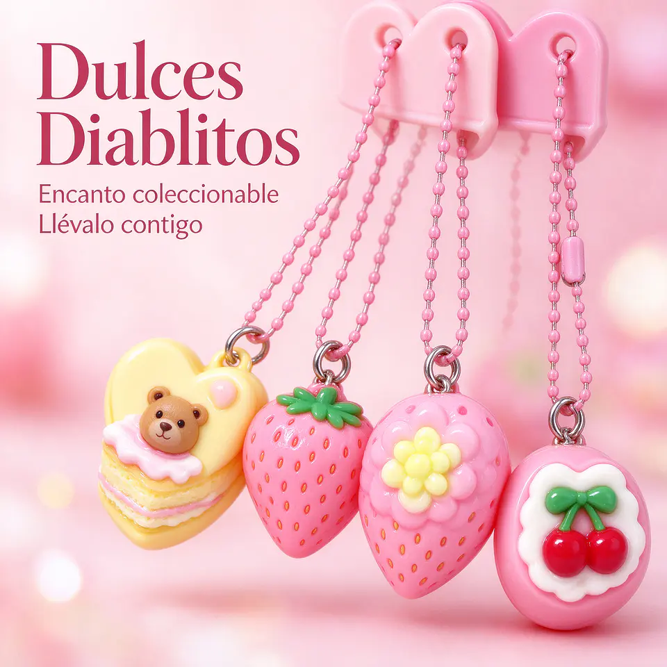 Brillo Labial Humectante Lucky Model con Dije Colgante 5