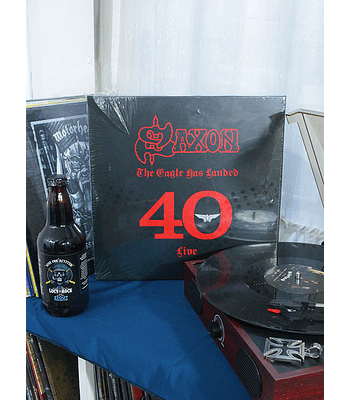 SAXON EAGLE HAS LANDED 40 LIVE BOX SET 