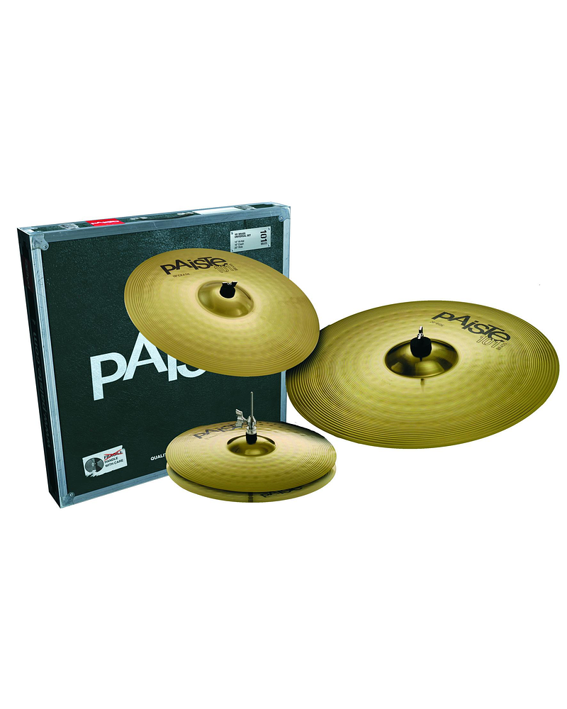 UNIVERSAL SET HI HAT 14 + CRASH 16 + RIDE 20 101 PAISTE