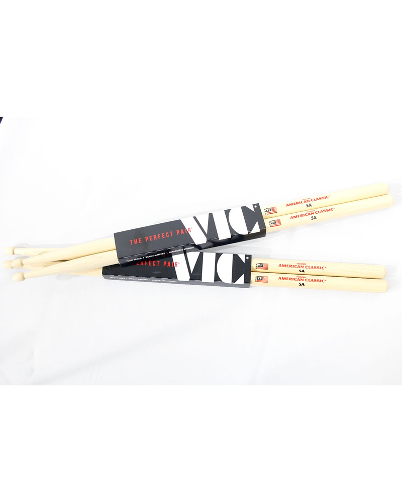 PACK X2 BAQUETAS 5A AMERICAN CLASSIC VIC FIRTH 