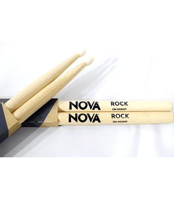 PACK X2 BAQUETAS ROCK NOVA 