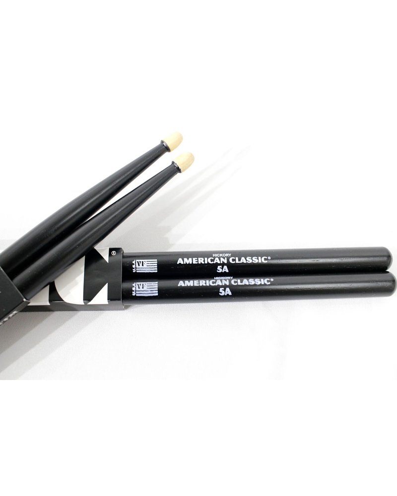 PACK X2 BAQUETAS 5A BLACK VIC FIRTH