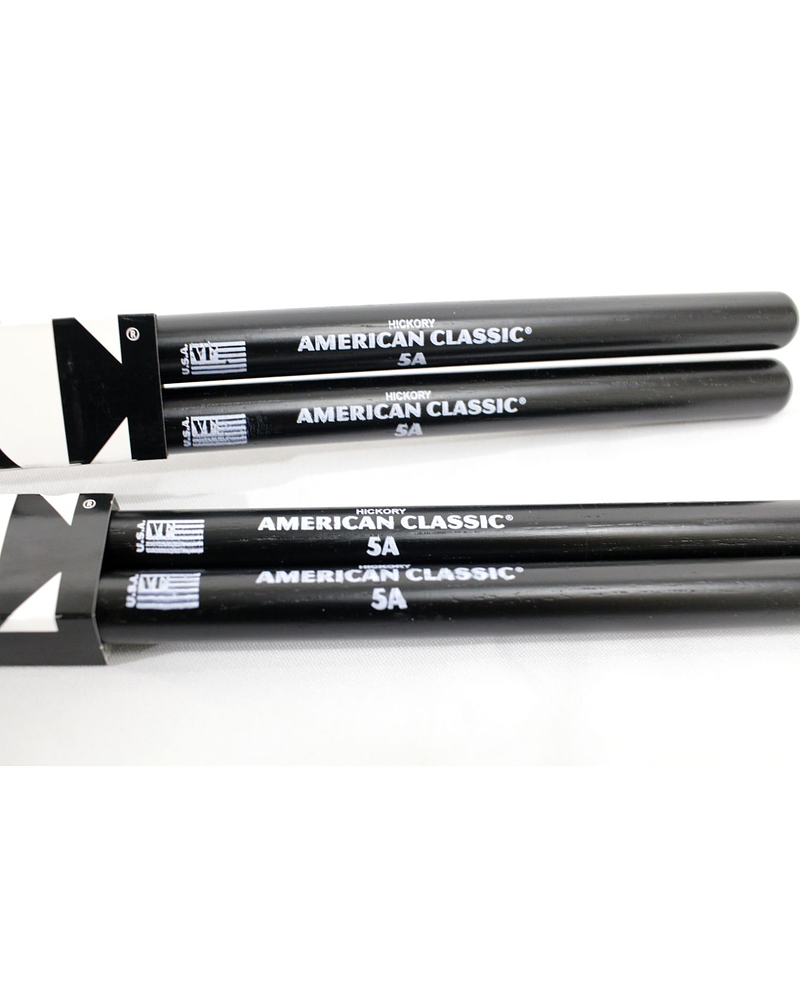 PACK X2 BAQUETAS 5A BLACK VIC FIRTH