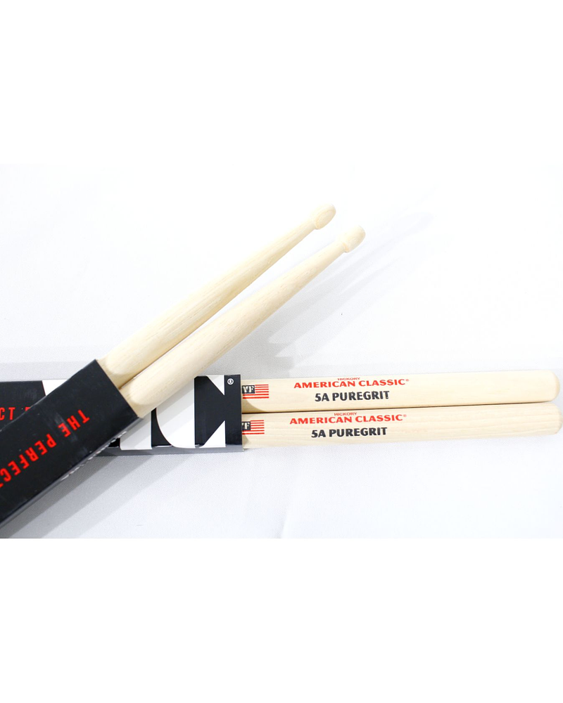 PACK X2 BAQUETAS 5A PUREGRIT VIC FIRTH 