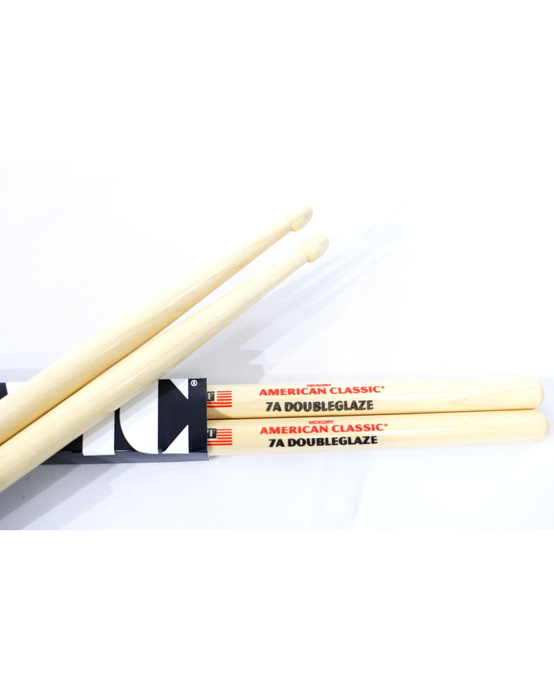 PACK X2 BAQUETAS 7A DOUBLEGLAZE VIC FIRTH