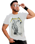 POLERA METALLICA BLANCA AND JUSTICE FOR ALL 