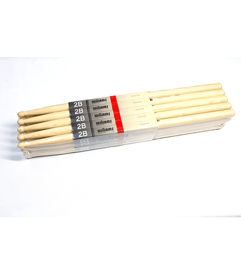 PACK 10 BAQUETAS 2B STANDART WILLIAMS DRUMSTICKS