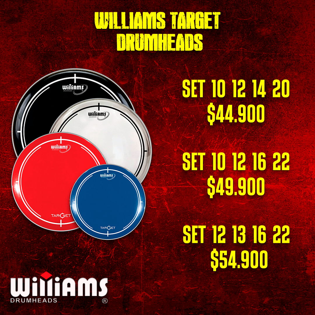 PACK WILLIAMS TARGET CLEAR RED BLUE BLACK